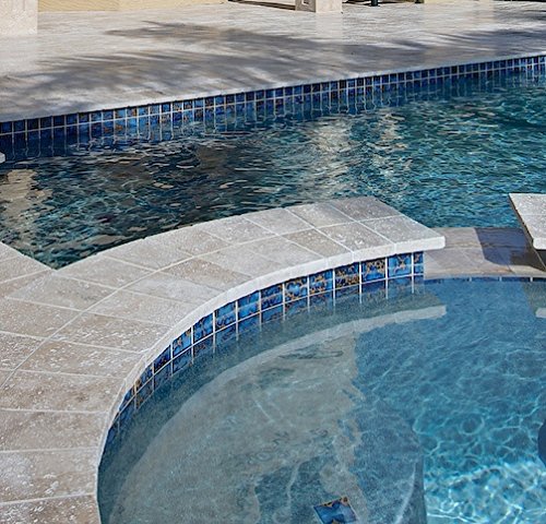 Premium Quality 3x3 Calacatta Blue Square Pattern Porcelain Mosaic Tile on Mesh on 12x12 sheet, Designed in Italy