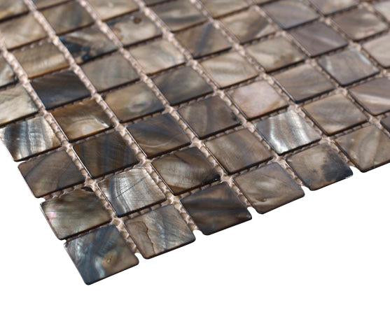 Dark Brown Mother of Pearl Mosaic Tiles