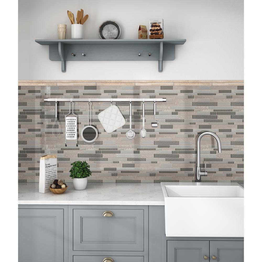 MS International 2 in. x 12 in. Chiaro Travertine Crown Molding Wall Tile - Box of 5 Linear Feet