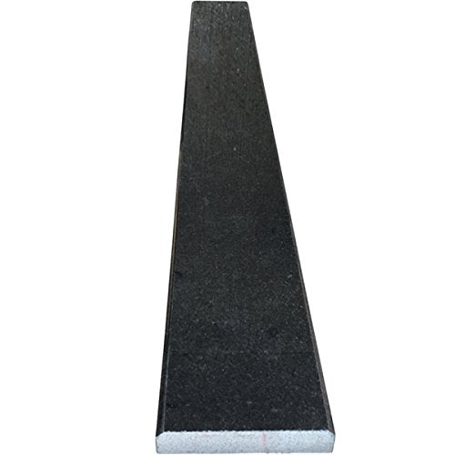 Tenedos Black Absolute Granite Marble Floor Transition Doorway Threshold Tile (Marble Saddle) Polished for Shower Curb, Window Sill, Vanity Backsplash