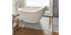 MS International 12 in. x 12 in. Black/White Pebbles Marble Mosaic Floor & Wall Tile