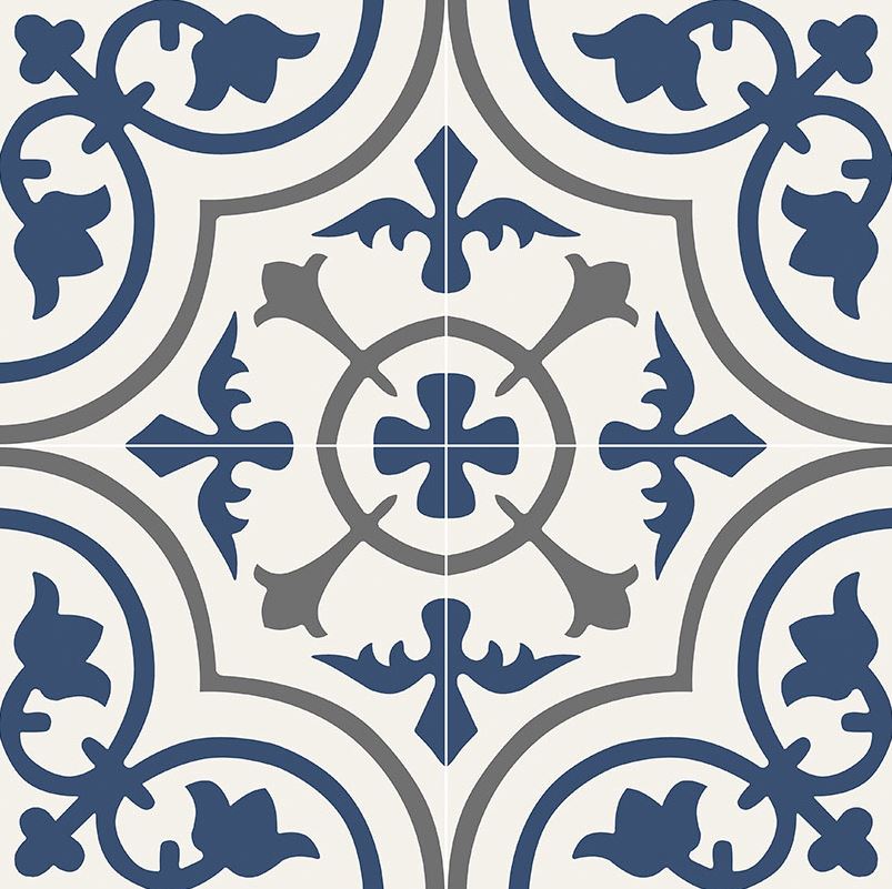 MS International Zanzibar  8 in. x 8 in. Glazed Porcelain Floor and Wall Tile (Box of 12 Pieces) - Tenedos