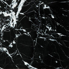 CHINA BLACK MARBLE 12x12" POLISHED (WITH WHITE VEIN) - Tenedos