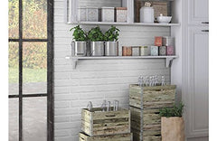 Vogue Tile Santorini White Brick 2-1/3 in. x 10 in. Glazed Porcelain Floor and Wall Tile (5.17 sq. ft. / case)