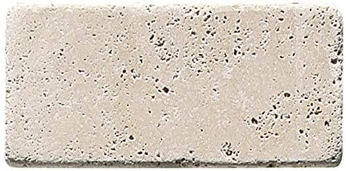 3x6 Light, Ivory, White, Chiaro Tumbled Wall Floor Travertine (8 Pieces -1 SQFT)