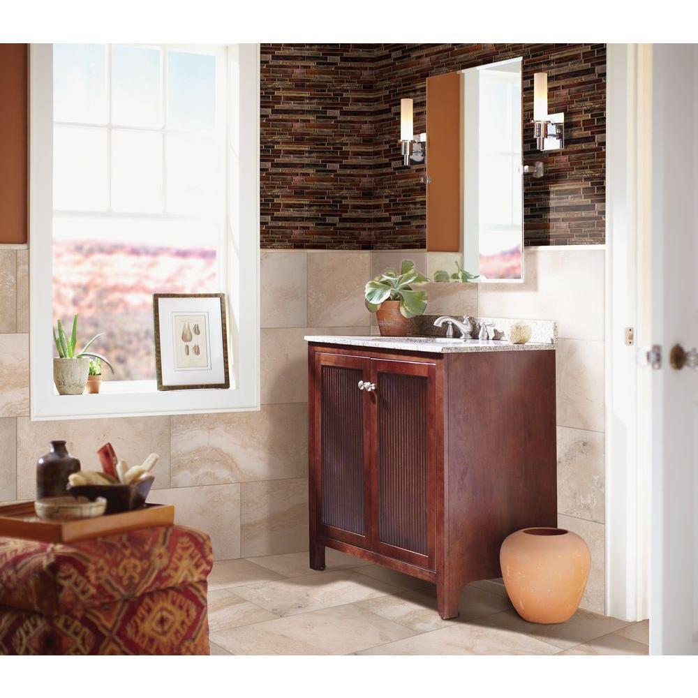 MS International Artista Interlocking 12 in. x 12 in. x 8 mm Glass Mesh-Mounted Mosaic Wall Tile