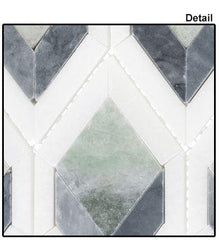Cornflower Way Glass Wall Tile AHR432