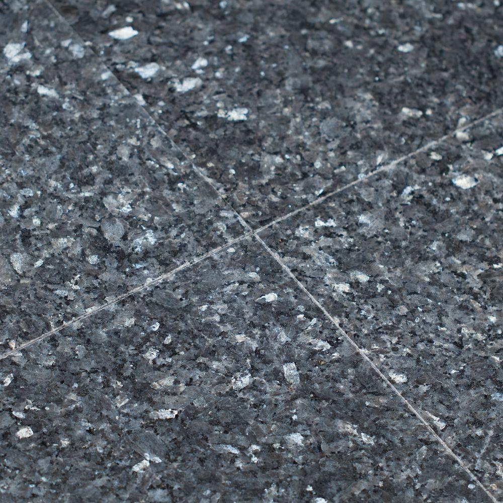 Blue Pearl 12x12 Polished Granite Floor Wall Tile for Kitchen Countertop, Backsplash, Bathroom Shower, Fireplace