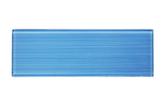 3x12 Blue Sky Hand Painted Glass Subway Wall Tile for Kitchen Backsplash, Accent décor, Bathroom Shower