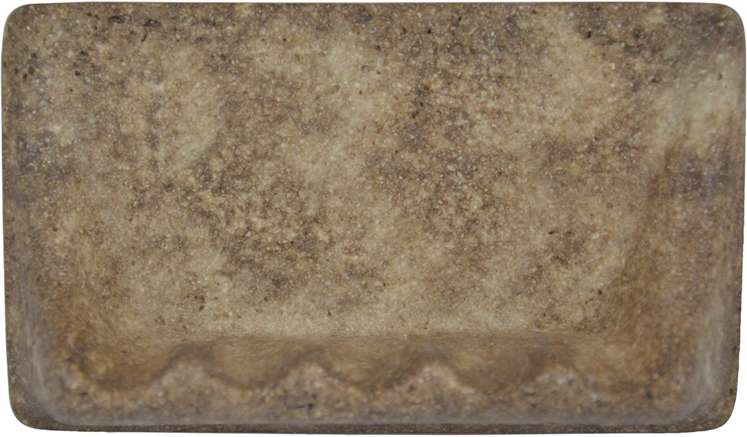 Premium Quality Classic Shaded Noce Brownish Travertine Resin Soap Dish Holder