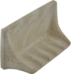 Vogue Tile Premium Quality Classic Light Travertine Resin Soap Dish Holder