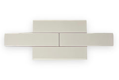 2x8 Bone Almond Ceramic Subway Tile Gloss Finish  (Box of 6.7 Sqft) for Wall Tile, Backsplash Tile, Bathroom Tile