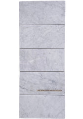 Tenedos Premium Carrara 4x8 Inch  Marble Subway Tile for Wall and Floor Kitchen and Bathroom Tile