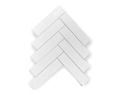 White Subway Wall Tile Gloss Finish 2x8 (60 pieces- Box of 6.5 Sqft)  for Kitchen Backsplash, Accent Wall and Bathroom Wall