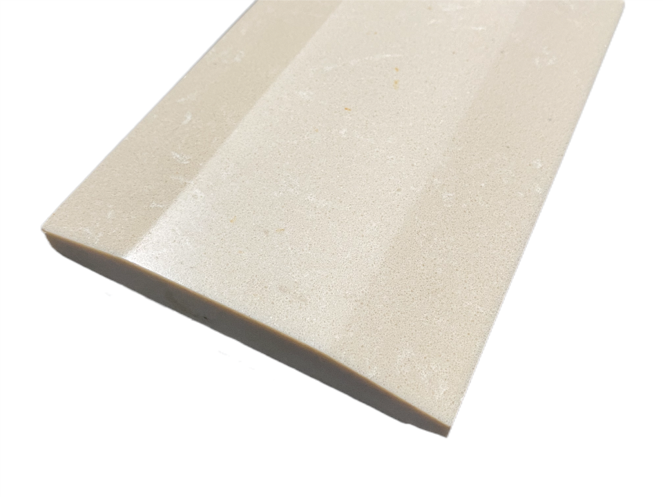 Crema Marfil Beige Double Hollywood Door Threshold (Marble Saddle) - Polished