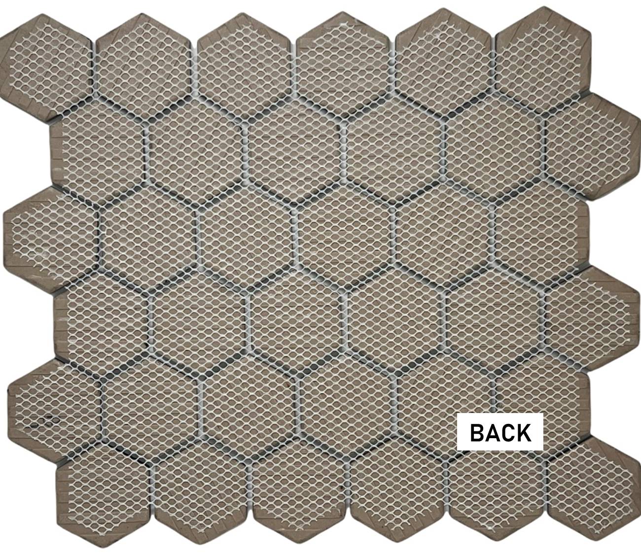 Hexagon 2 Inch White Glossy Porcelain Mosaic for Bathroom Floors and Walls, Kitchen Backsplashes, Accent Wall, Pool Tile by Tenedos