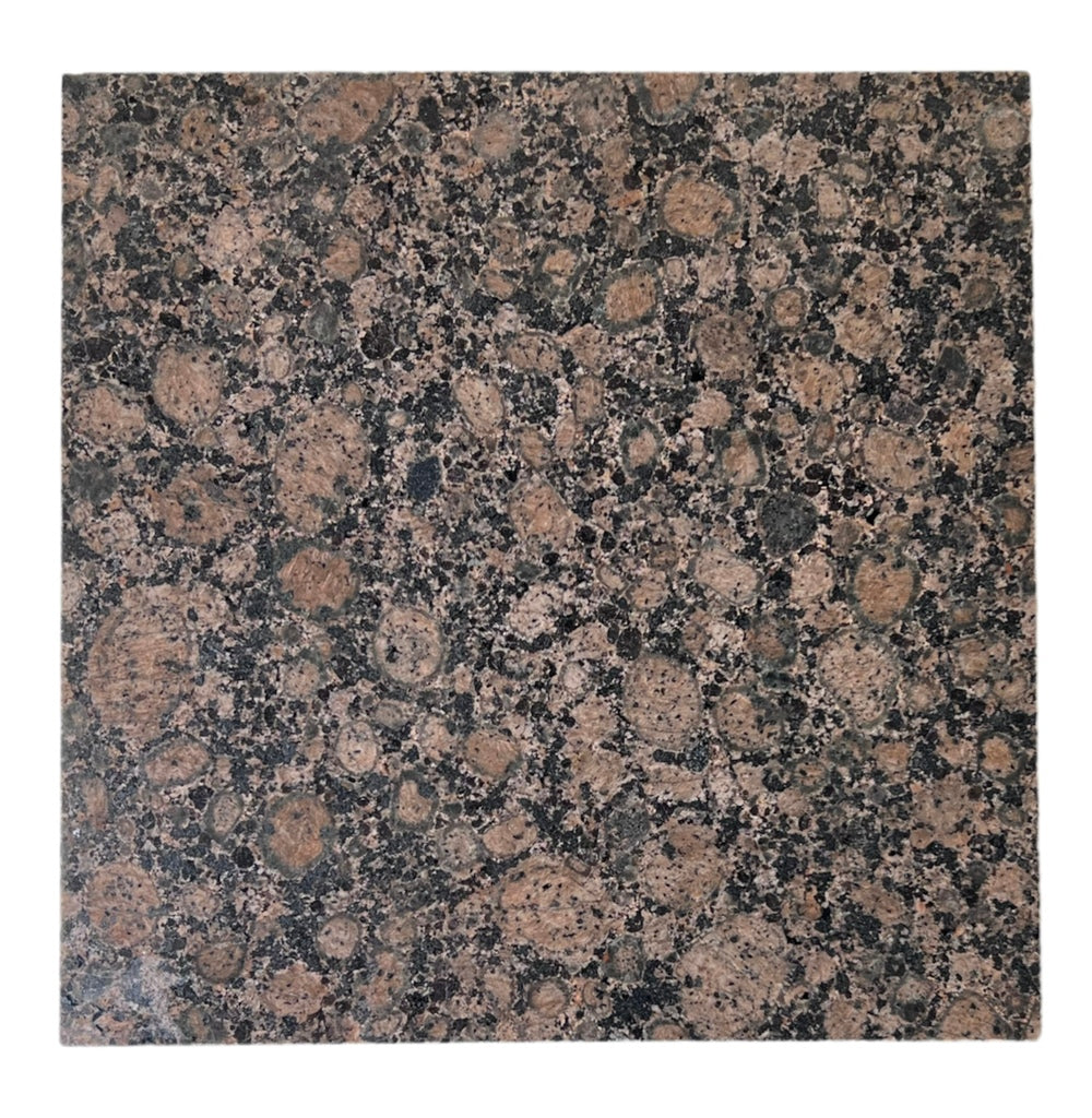 12x12x3/8" Baltic Brownish Polished Granite Floor Tile Kitchen Bath Wall Backsplash