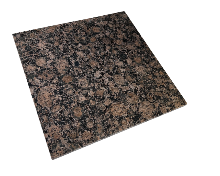 12x12x3/8" Baltic Brownish Polished Granite Floor Tile Kitchen Bath Wall Backsplash