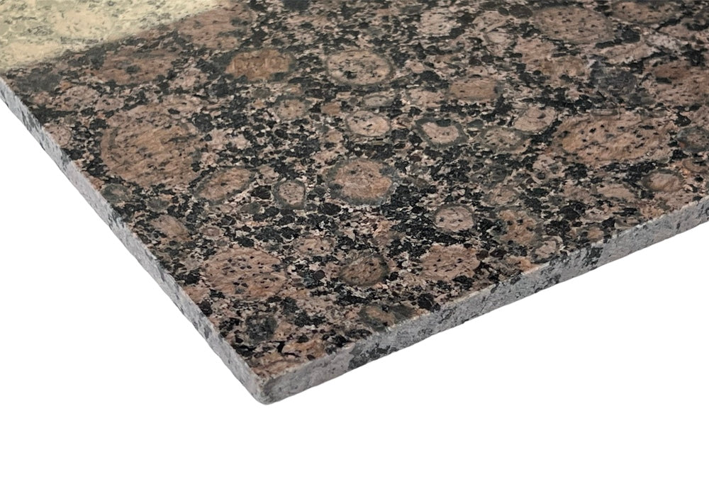 12x12x3/8" Baltic Brownish Polished Granite Floor Tile Kitchen Bath Wall Backsplash