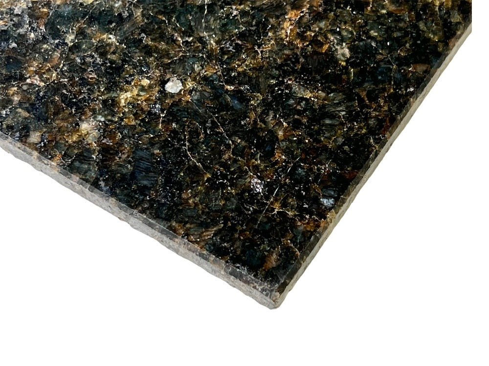 12x12 Ubatuba Dark Green Speckled Polished Granite Floor and Wall Tile for Kitchen Bath Wall Backsplash