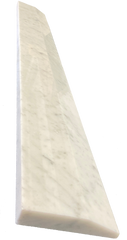 Carrara Bianco Marble One High Beveled Door Threshold (Marble Saddle) Polished