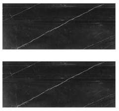 Polished Nero Marquina Black Marble 3/4" Baseboard Molding Mosaic Tiles