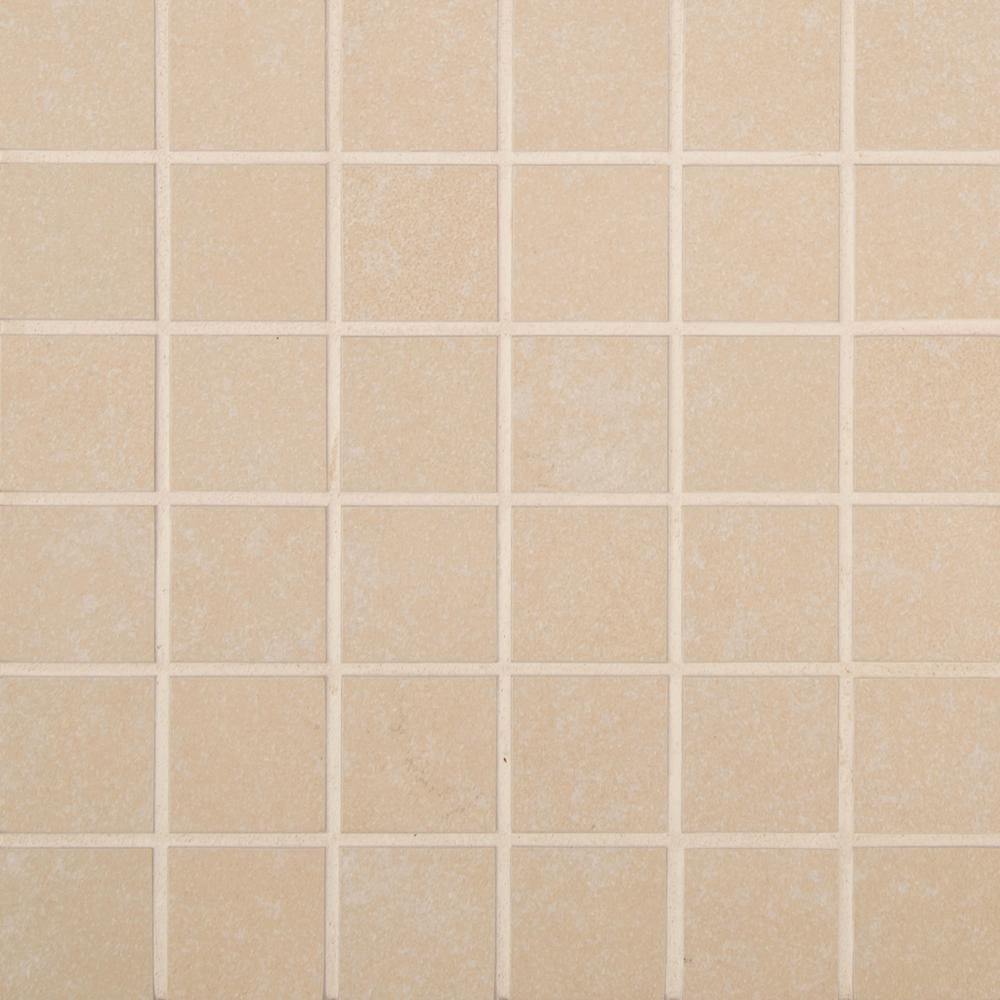 MSI Beton Khaki 12 in. x 12 in. x 10mm Porcelain Mesh-Mounted Mosaic Tile (8 sq. ft. / case)