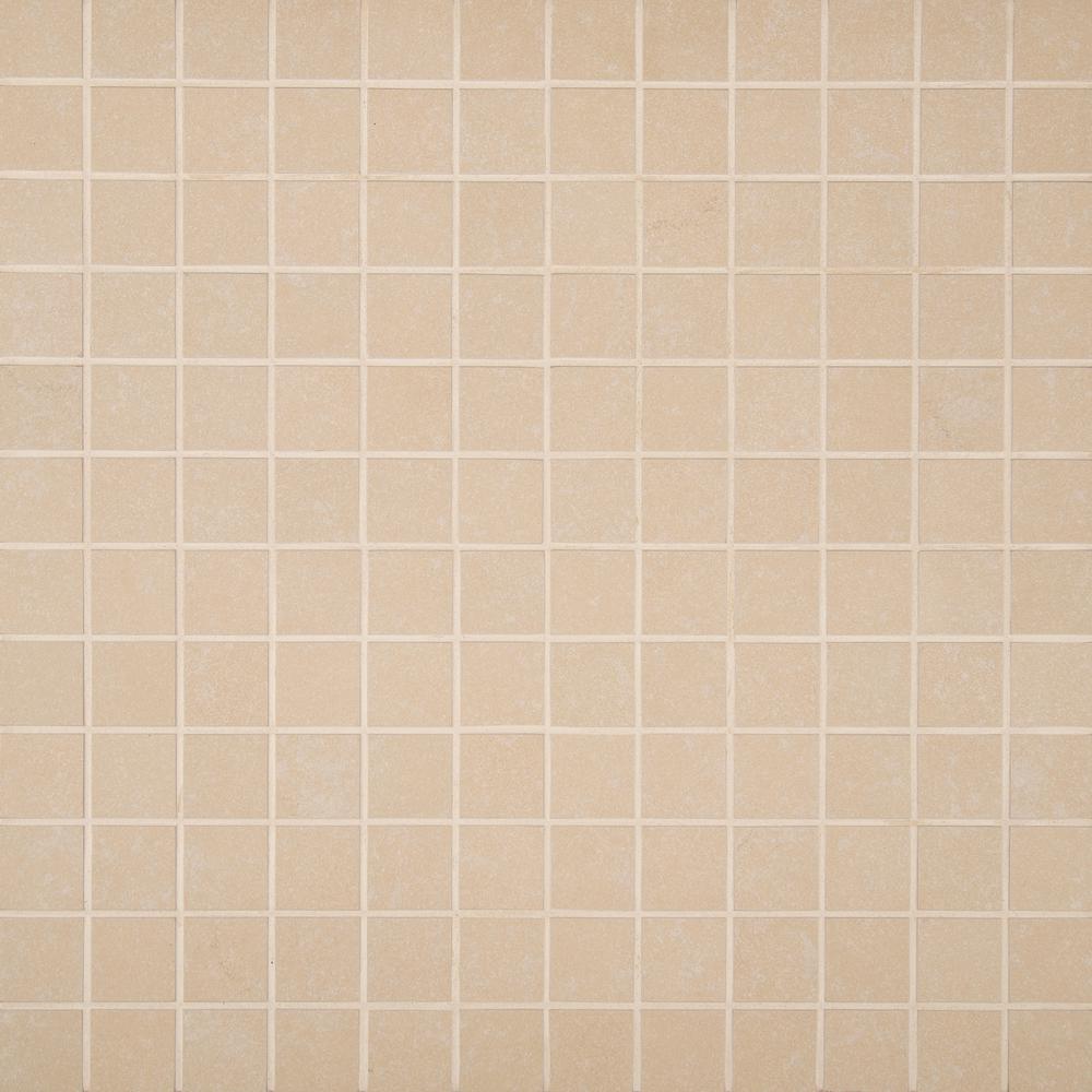 MSI Beton Khaki 12 in. x 12 in. x 10mm Porcelain Mesh-Mounted Mosaic Tile (8 sq. ft. / case)