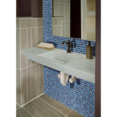 MSI Hawaiian Blue 11.81 in. x 11.81 in. x 4mm Glass Mesh-Mounted Mosaic Wall Pool Tile (19.4 sq. ft. / case)