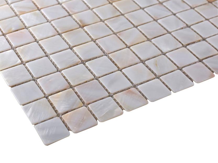 Pure White Mother of Pearl Mosaic Wall Tiles