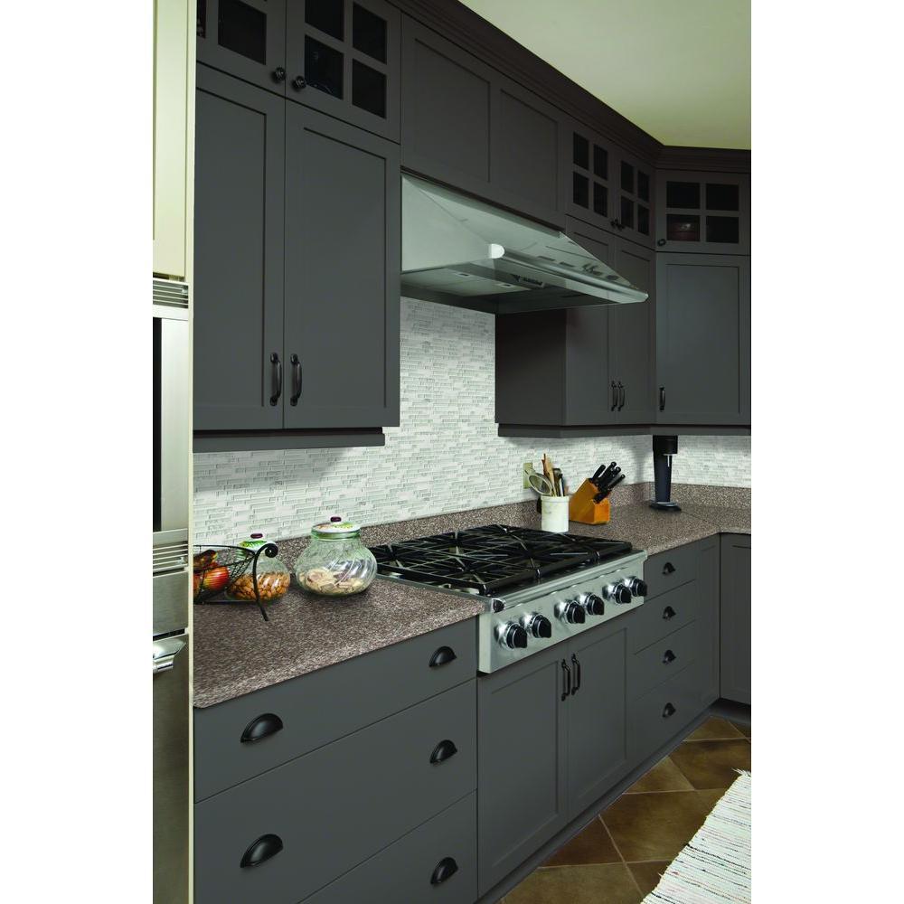 MS International Delano Blanco 12 in. x 12 in. x 6 mm Glass Stone Mesh-Mounted Mosaic Wall Tile