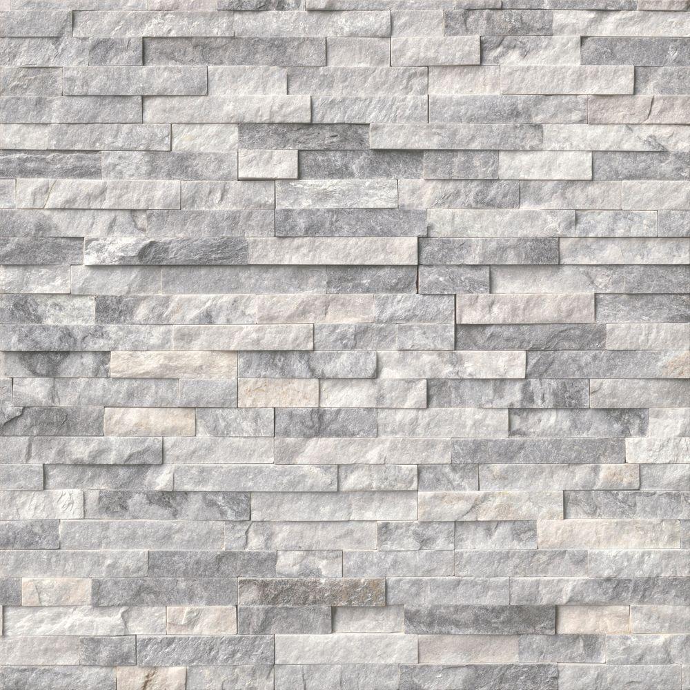 Alaska Gray Ledger Panel 6x24 Natural Marble Wall Tile