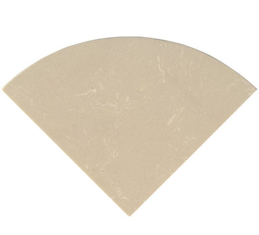 Premium 18" Polished Corner Bathroom Shower Seat Wall Mount Engineered Marble