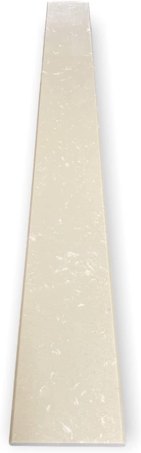 Crema Marfil Beige Engineered Marble Doorway Floor Tile Transition Polished Saddle Threshold |Window Sill | Shower Curb