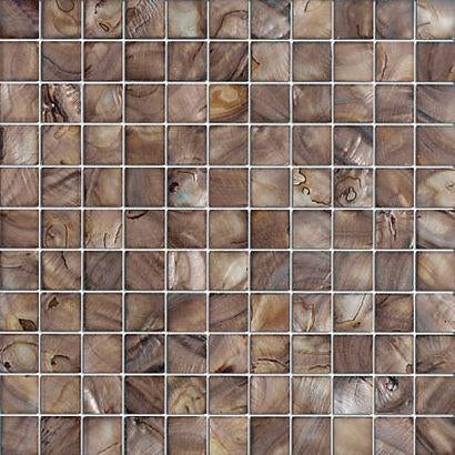 Vintage Brown Mother of Pearl Mosaic Tiles - Tenedos