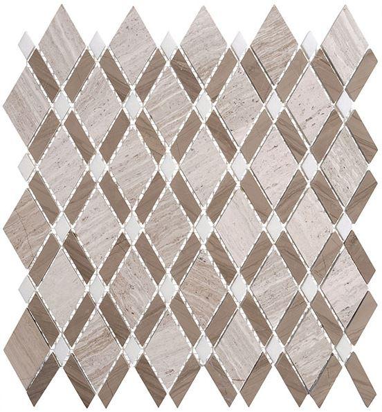 GT Tiles Wooden white(big diamond) DS55