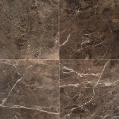 MS International Emperador Dark 12 in. x 12 in. Polished Marble Floor and Wall Tile