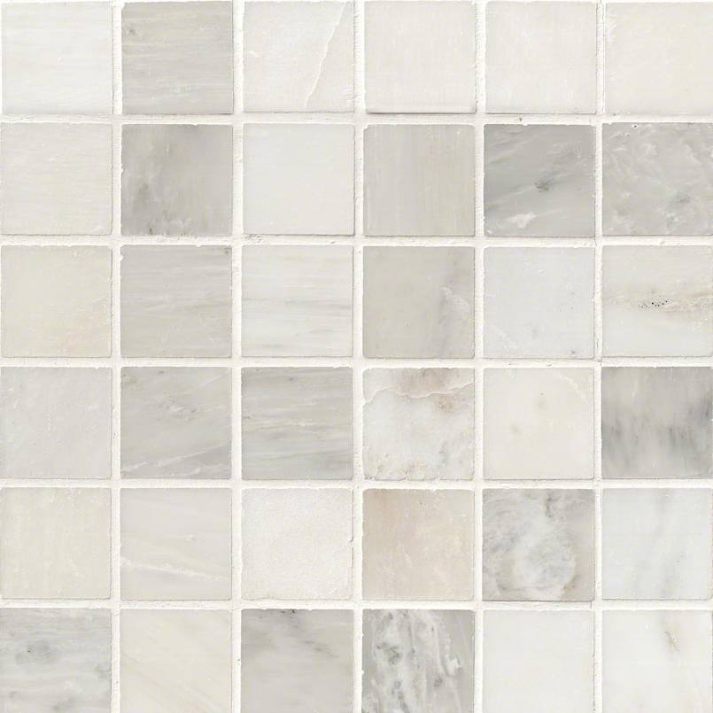 MS International 2 in.x 2 in. Greecian White Mosaic Honed - 12 in.x12 in. Sheet