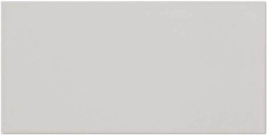 Gray Ceramic 3" X 6" Subway Tile Grey Glossy Finish Vogue Brand Designed in Italy (10 Sqft Box)