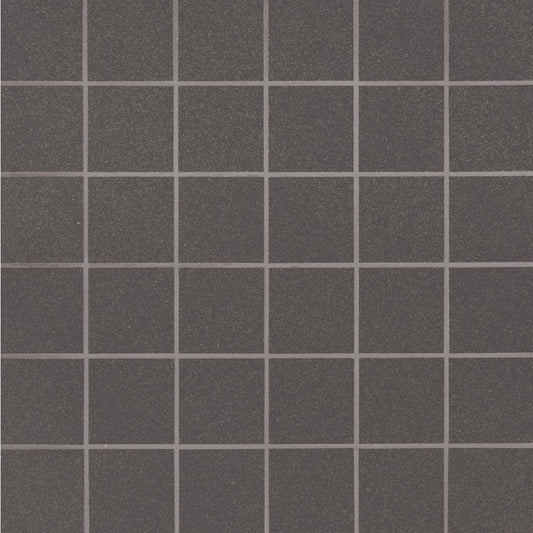 MSI Optima Graphite 12 in. x 12 in. x 10mm Matte Porcelain Mesh-Mounted Mosaic Tile (11 sq. ft. / case)