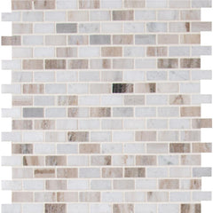 MSI Palisandro Mini Brick  Polished Marble Mosaic Tile (10 sq. ft. / case) - Tenedos