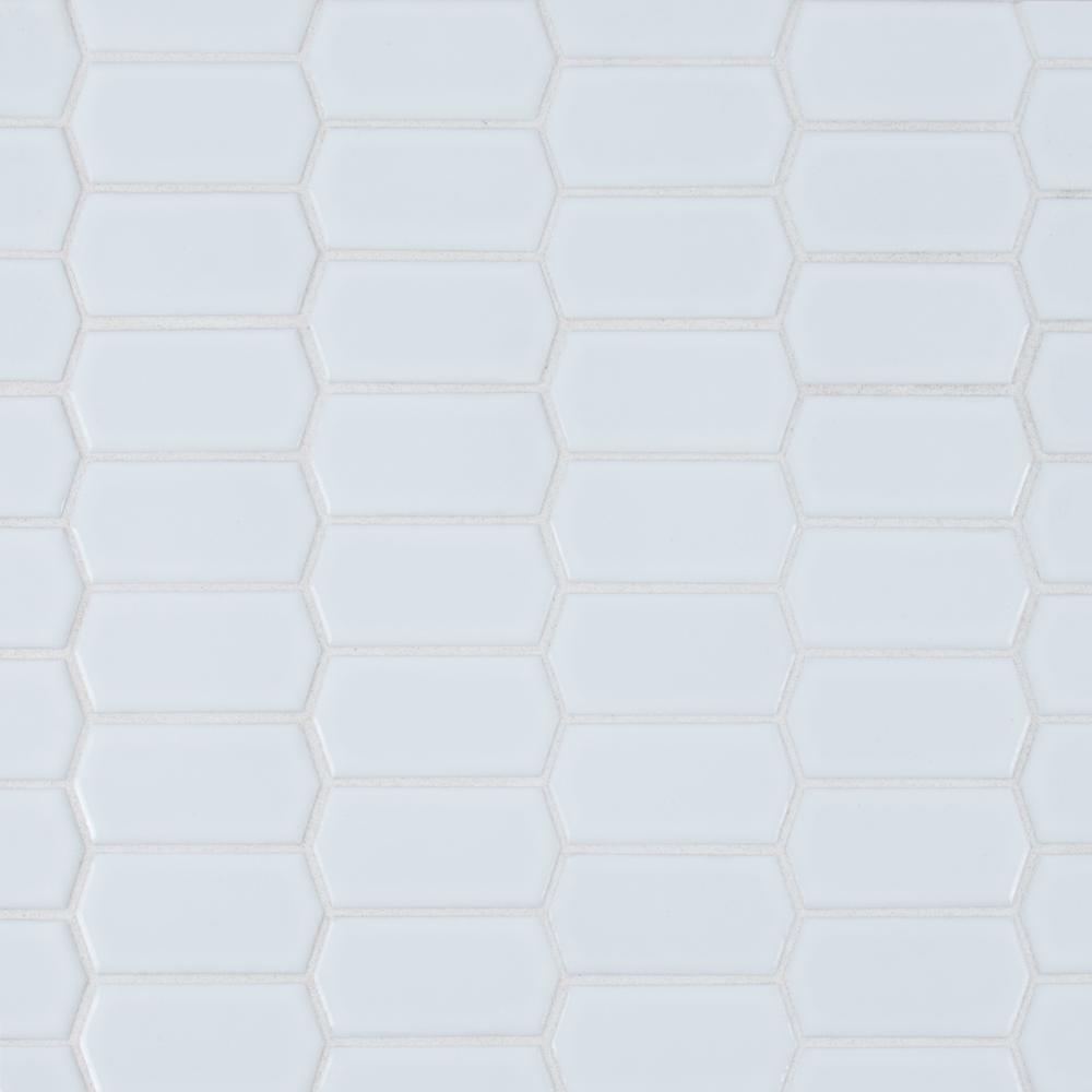 MSI Retro Picket Bianco Porcelain Mesh-Mounted Mosaic Tile