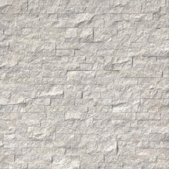 Silver Canyon Splitface Ledger Panel 6 in. x 24 in. Marble Wall Tile