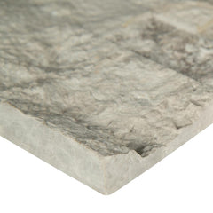 Silver Canyon Splitface Ledger Panel 6 in. x 24 in. Marble Wall Tile