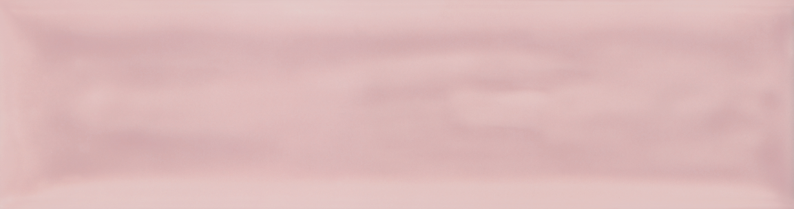 Handmade Pink Rose Glossy 3x12 Subway Ceramic Wall Tile